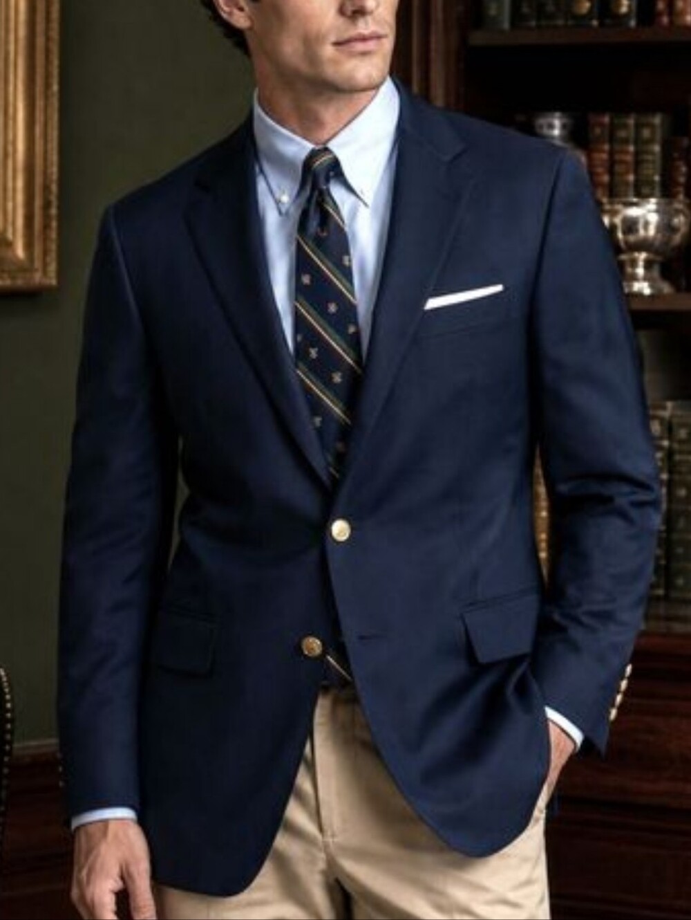 BROOKS BROTHERS 1818 Madison By Loro Piana Men's 42 R Wool Blazer